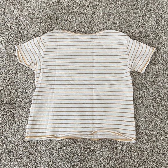 Zara baby boys striped short sleeve t-shirt tee with pocket size 9-12 months - Picture 3 of 7